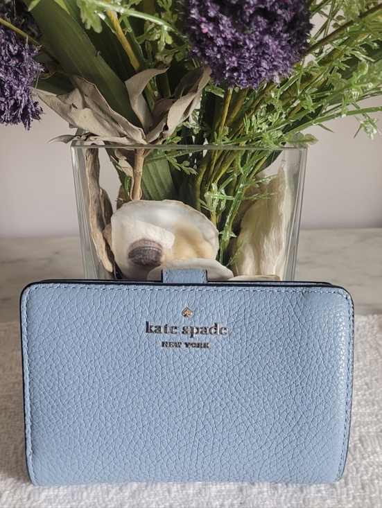 kate spade Handbags - kate spade Light Blue Leather Wallet